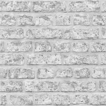 ARTHOUSE Arthouse 889606 Rustic Brick Wallpaper; Grey 889606